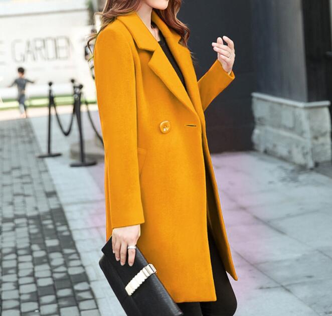 Plus Size 4XL Spring red Long Jacket Female Coats Blazer Feminino Long