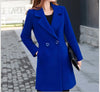 Plus Size 4XL Spring red Long Jacket Female Coats Blazer Feminino Long Sleeve One Button Women Small Suit Jackets Office Blazers