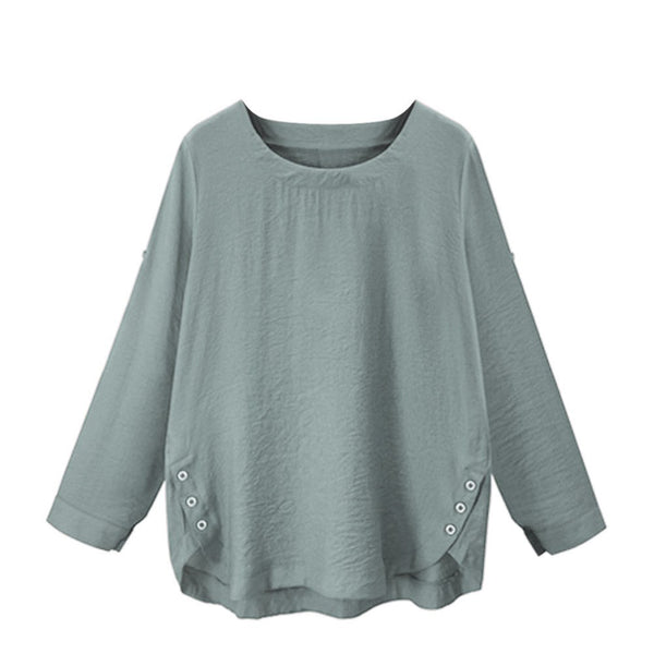 Plus Size 4XL Womens Tops and Long Sleeve Blouses 2022 Streetwear Solid Button Shirts Woman Clothes Ladies Top Womens Clothing