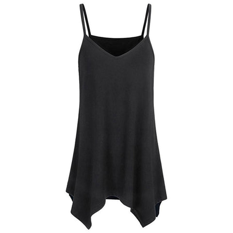 Plus Size 5XL 2022 Summer Tank Top Womens Vintage Asymmetric Sleeveless Tops Causal Ladies Clothes Women Camis haut femme