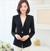 Plus Size 5XL Slim Women Spring Autumn Short Notched Blazers2022 Female Single Button Office Lady Long Sleeve Slim BlazersCQ1152
