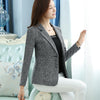 Plus Size 5XL Spring Jackets Fashion Blazer Feminino Office Small Suit Jacket Female Blaser Women Basic Coats Blazer Femme C3880
