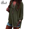 Plus Size 5XL Women Tops and Blouse 2022 Elegant Long Casual Loose Sleeve Solid V-neck Chiffon Blouse Female Shirts Blouses Tops