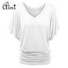 Plus Size 5XL Women Tops and Blouse 2022 Summer Autumn Short Bat Sleeve Solid V-neck Loose Blouse Female Casual Shirts Blouses
