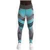 Plus Size Fitness Clothing Women Elastic Sporting Leggings Gradient Color Stripe Print Workout Legging Push Up Leggins DropShip