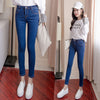 Plus Size High Waist Stretch Washed Jeans Woman Denim Pants Befree Trousers For Women Pencil Skinny Jeans Light Blue Gray Black
