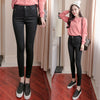Plus Size High Waist Stretch Washed Jeans Woman Denim Pants Befree Trousers For Women Pencil Skinny Jeans Light Blue Gray Black
