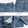 Plus Size Jeans Women Spring Autumn Ripped High Waist Loose Button Zipper High Street Trousers Female Pants ZM034