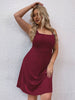 Plus Size Mini Dress Women's Tank A Line Wine Red 4XL Sleeveless Oversized 2023 Summer Sexy Casual Party Curvy Dresses