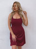 Plus Size Mini Dress Women's Tank A Line Wine Red 4XL Sleeveless Oversized 2023 Summer Sexy Casual Party Curvy Dresses