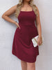 Plus Size Mini Dress Women's Tank A Line Wine Red 4XL Sleeveless Oversized 2023 Summer Sexy Casual Party Curvy Dresses