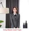 Plus Size Professional Long Sleeve Autumn Winter Blazers &  Jackets Coat For Ladies Business  Female Tops Blazer Outwear Blue