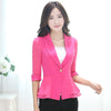 Plus Size Summer Women Blazer Elegante Blazers And Jackets Female Business Suit Casaco Feminino yellow jacket chaquetas 50N0504