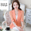Plus Size Summer Women Blazer Elegante Blazers And Jackets Female Business Suit Casaco Feminino yellow jacket chaquetas 50N0504