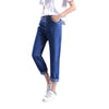 Plus Size Vintage Blue Boyfriend Jeans For Women High Waist Denim Jeans Female Casual Loose Jeans Spring Autumn Denim Pants 2022