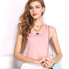 Plus Size Women Candy Color T Shirts Casual Chiffon Sleeveless Shirt Blusas Blusa Feminina Vest Tank Tops S-XXXL Multicolors