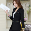 Plus Size Women Clothing Casual Blaser Long Sleeve Pocket Office Lady Blazer Work Wear Jacket Suit Blazer Feminino Outwear C3037