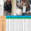 Plus Size Women's Long Sleeve PU Leather Jacket Motor Biker Punk Style Blazers Loose Warm Zipper Jacket 4XL