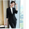 Plus Size Women's S-4XL High-quality Women's Suit Skirt 2-piece Business Wear Female Office Long Sleeve Jacket High Waist Skirt