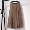 Plus Size Women's Spring And Autumn 2022 Slim Suit Loose Temperament Pleated Skirt Two Piece Set Blazer Jacket
