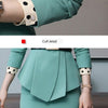 Plus Size Women's Wear Professional Women's Autumn and Winter Slim Female Suit Skirt Office High-quality Work Clothes Female