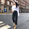 Plus Velvet Warm Jeans Women Winter Korean Loose Straight Thick Wide-leg Pants Female High Waist Beige Denim Pants XS-2XL