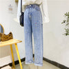 Plus size 5XL High Waist Women's Jeans 2022 Spring Streetwear Straight Long Pants Hip Hop Y2K Femme Denim Trouser