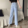 Plus size 5XL High Waist Women's Jeans 2022 Spring Streetwear Straight Long Pants Hip Hop Y2K Femme Denim Trouser