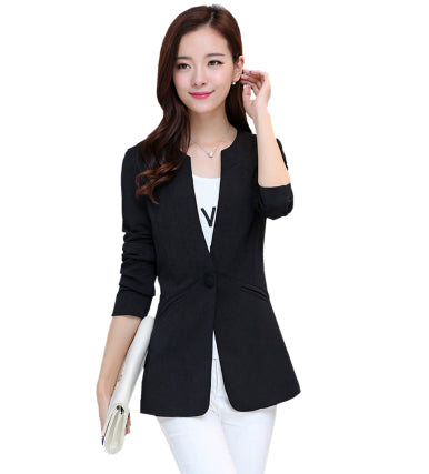 Plus size M-5XL Mid-Long Women Blazers and Jackets Coats 2022 New Female Vintage Blaser Female Feminino jaqueta feminina Femme