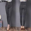 Plus size high waist skinny jeans woman denim pants femme slim for women summer casual black white pencil jeans plus size 2022