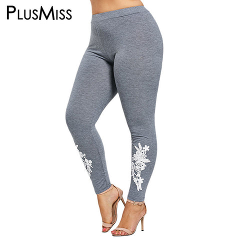 Plus Size 5XL 4XL Lace Crochet Skinny Leggings Women Big Size Fitness Leggins Pants Capri Summer 2022 Legins Black Red