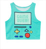 Pokemon Crop Top Women Camis Sailor Moon Pikachu Charmander Squirtle Bulbasaur Print Tank Tops Harajuku Sleeveless Tee Vest