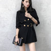 Polyester With Belt Suits Women Blazer Double Breasted Women Blazers and Jackets Long Blazer Women Work Office Fashion 2022 Red