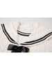 Preppy Style Kawaii School Student Knitted Pullovers Sweater Women Autumn Winter Long Sleeve Sailor Collar Casual Knitwear Top