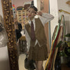 Preppy Style Suit Summer Women's Thai School Uniform Thin Cardigan JK Uniform Skirt Two-Piece Set women suits