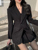 Primaxis Blazer casual Women's jacket Tweed suit with a Mini skirt elegant sets 2 pieces Dress Suits Female formal outfits