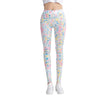 Print Leggings Women Fitness Legggings Colorful Printed Pants Female Trousers High Elastic Leggings Pencil leggings WAIBO BEAR