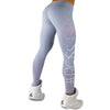 Printed BOSS GIRL Workout Push Up Leggings Women Pants Slim Cotton Fitness Legging Plus Size Legins Jeggings Black Gray