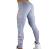 Printed BOSS GIRL Workout Push Up Leggings Women Pants Slim Cotton Fitness Legging Plus Size Legins Jeggings Black Gray
