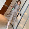 Professional Clothes for Women 2023 Casual  Elegant Vintage Sweet Korea Style Blazer Skirt Suits Two Piece Sets