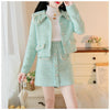 Professional Suit Skirt for Women 2023 Autumn and Winter Small Suit Western Style Youthful-Looking Two-Piece Skirts