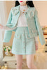 Professional Suit Skirt for Women 2023 Autumn and Winter Small Suit Western Style Youthful-Looking Two-Piece Skirts