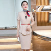 Professional Suits Women Temperament Business Formal High End Short Sleeve Blazer And Skirt Office Ladies Work Wear