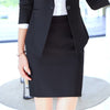 Professional Wear Temperament Women Skirt Suits Ol Formal Long Sleeve Slim Blazer And Skirt Office Ladies Work Suits
