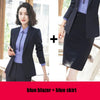 Professional Wear Temperament Women Skirt Suits Ol Formal Long Sleeve Slim Blazer And Skirt Office Ladies Work Suits