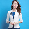 Professional Women White Blazer Spring Clothes Business Formal Jacket OL Office Lady Work Wear