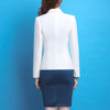 Professional Women White Blazer Spring Clothes Business Formal Jacket OL Office Lady Work Wear