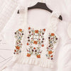 Prowow Heavy Work Flower Embroidery Slim Fit Camis Women Slash Neck Sleeveless Pullover Tank Tops Summer Holiday Clothes Femme