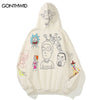Punk Hoodie Men Streetwear