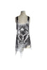 Punk Irregular Prints Sleeveless Vest for Women Summer Fashion Sexy Backless Tank Tops